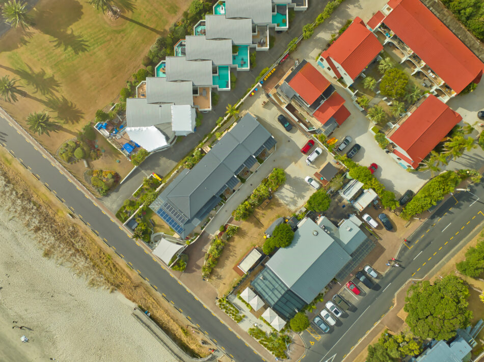 Beachfront Apartments from above